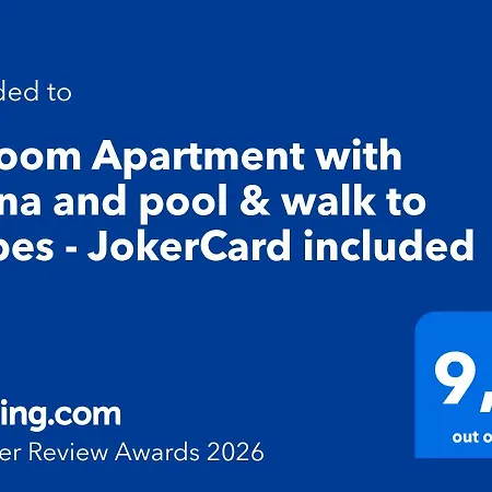 3-room With Sauna And Pool & Walk To Slopes - Jokercard Included Apartman *